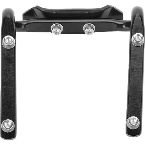Doppel-Flaschenhalteradapter für Fahrradsattelstütze (schwarz) (1/5)