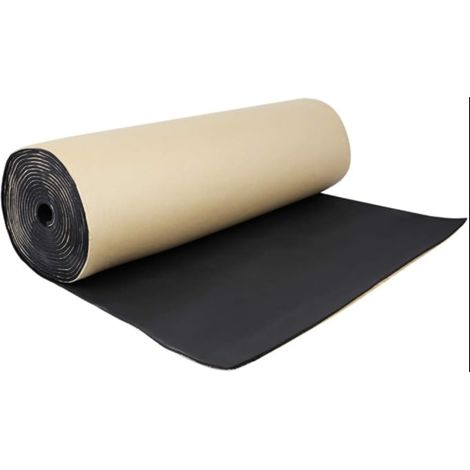 Tapis Isolation 5mm Isolant Acoustique Voiture Aile Bruit Sonore Capot Moteur Noir 60"x40"/152x100cm (1/5)
