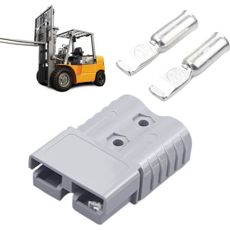 Câble de batterie - Connecteur rapide - Connecteur de charge électrique - Connecteur d'alimentation de batterie à pince en cuivre - Convient pour camion, SUV, berline, pick-up, bateau, système (1/5)
