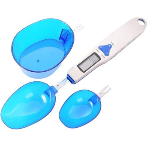 Mengshen Digital Kitchen Scale – 0.1g Accuracy, 500g Capacity, with 3 Measuring Spoons Included