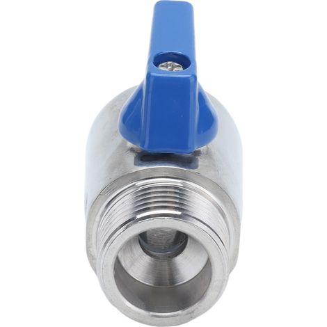 Robinet à bille miniature 304 BSP 5/8" PN63, raccord femelle-mâle pour brassage maison et système de distribution de bière