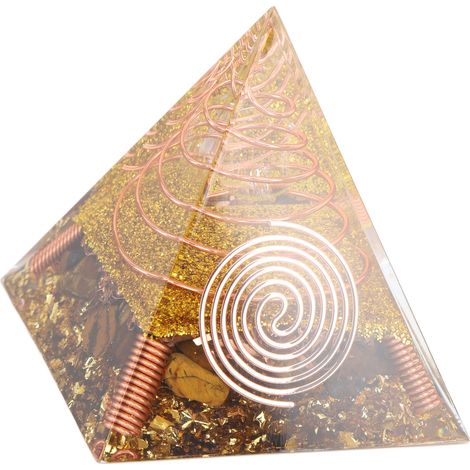 Pyramide énergétique positive 6cm, ornement de table générateur d'énergie, réduction du stress, guérison, méditation (1/5)