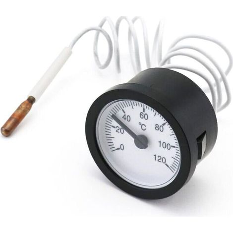 Thermomètre Capillaire pour Mesurer la Température du Liquide et de la Vapeur 0-120 °C (1/5)