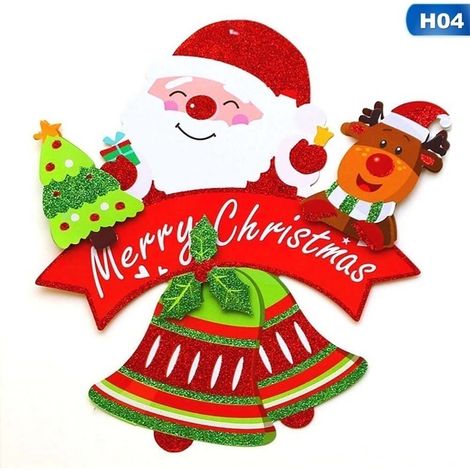 Romantische 3D-Weihnachtsdekoration zum Aufhängen, Girlande, Anhänger, Schmuck für den Weihnachtsbaum (1/2)