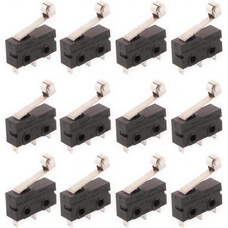 T125 Charnière Type De Levier Miniature Micro Switch SPDT Snap Action Commutateur Snap Action pour Arduino (1/4)