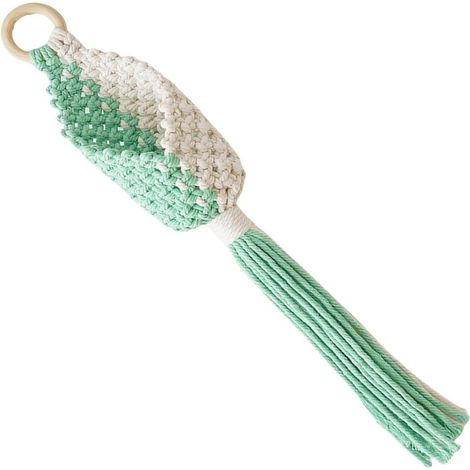 Ensemble de paniers suspendus en corde coton tressée à la main, parfaits pour ranger des objets (1/5)