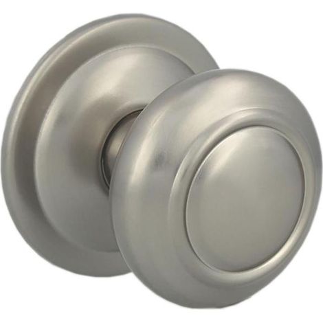 AMIG pomo puerta 55 cromo mate caja 2 , Pomo puerta cromado Mod 55 Amig Pomo de puerta hueco Para puerta de anchura 70 mm Fabricado en acero de alta calidad y resistent (1/3)