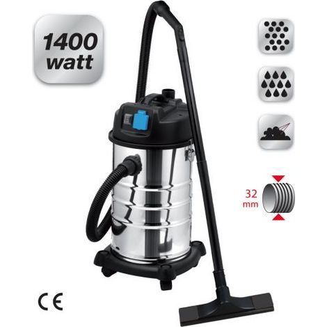 ASPIRALIQUIDI INOX ELETTRICO 220V LT. 30 POTENZA 1400W YAMATO (32005)