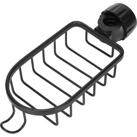 Égouttoir suspendu pour robinet, réglable, pour évier, torchons et éponges, noir. (1/5)