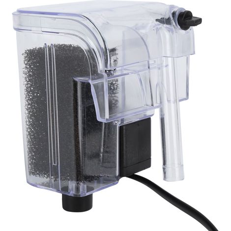 Multifunktionaler Hänge-Aquarienfilter für ökologische Aquarien, EU-Stecker 220V, effiziente biologische Filtration, geräuscharm, geeignet für Aquarien. (1/5)