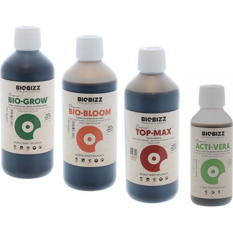 Pack engrais terre BIOBIZZ - 3 x 500ml (1/3)