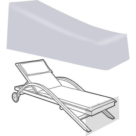 Funda impermeable para tumbona de jardín, protector para muebles de patio y silla de jardín Stcyv (200704068cm)