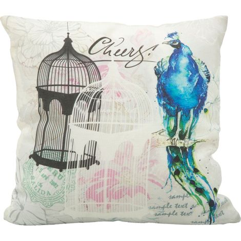 Cuscino decorativo in tessuto, 40x40 cm – Bird C