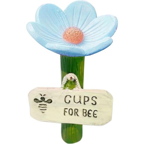 für den Garten Blumenförmige Bienenfutterstation Trinkbecher (1/5)
