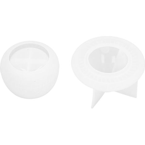 Wiederverwendbare Silikonform in Pilzform mit Deckel für DIY-Gläser, elastische Silikonbehälter zur Aufbewahrung von Kerzenwachs und Seife (1/5)
