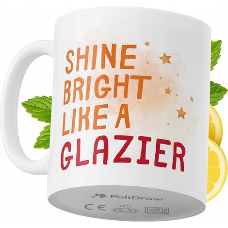 Lustige Tasse für Glaser – Kaffee- oder Teetasse mit witzigem Textdesign – ideal für Geburtstage, Namenstage, Feiertage und besondere Anlässe. Hochwertige Tasse für Zuhause, Büro und Arbeit. Farbe: We (1/5)