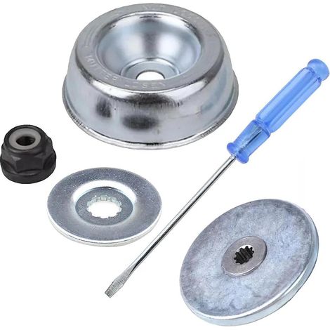 Blade Attachment Kit Brush Cutter Head Nut Universal Nut Fixing Kit Blade Suitable for Strimmer for Cord (1/5)