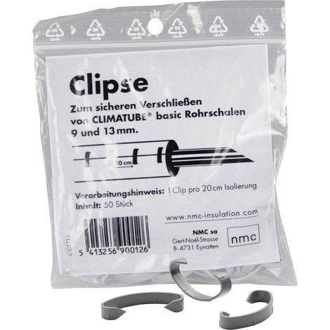 Rohrisolierungs-Clipse PI 50 Stück Rohrisolierung & Zubehör