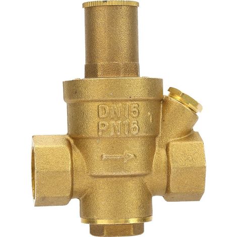Soupape de régulation de pression en laiton DN15 1/2" pour système hydraulique (1/5)
