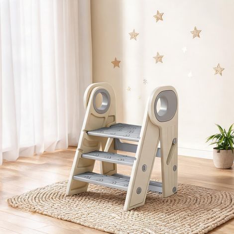 Marchepied enfant pliable 3 niveaux antidérapant 46,5 x 47 x (1/5)