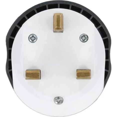 Bluestar universeller Reiseadapter in Weiß UK-Stecker Typ G 13A (1/4)