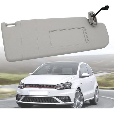 Pare-Soleil IntéRieur pour Polo 2011-2017, Avant Panneau Ombrage Bouclier Voiture Gauche Droit CôTé Conducteur Passager, Beige Gris, Grey- Right