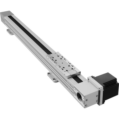 Mophorn Guida lineare con trasmissione a cinghia, attuatore per movimento lineare CNC con motore passo-passo Nema 34, corsa utile di 600 mm, binario per macchine di incisione e stampanti 3D