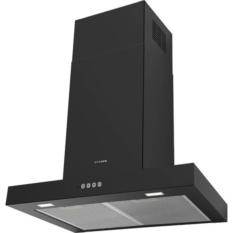 Campana faber modelo moderno negro 700 m3 h flujo (1/2)
