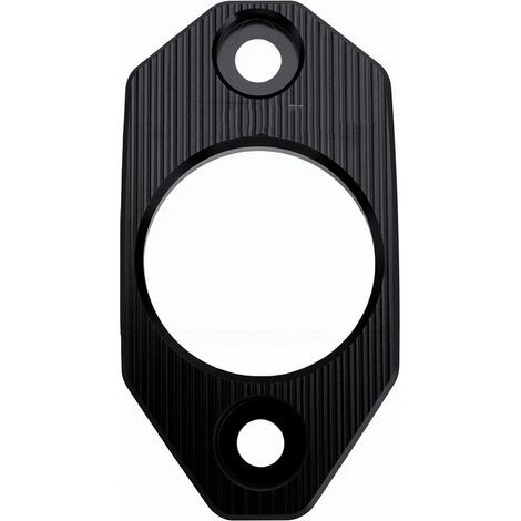 Couvercle Intérieur D'échappement de Moto en Alliage D'aluminium CNC, Protecteur de Pointe de Queue D'échappement, Couvercle de Protection Décoratif de Remplacement pour Système (BLACK) (1/5)