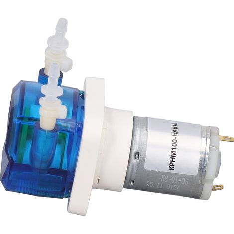 Miniatur-Schlauchpumpe 180 ml/min 6 W selbstansaugend für Flüssigkeiten, Labordosierpumpe 24 V (1/5)