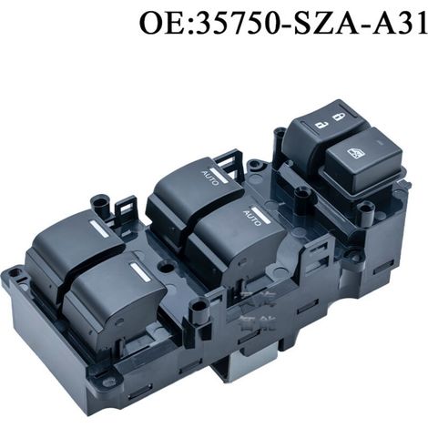 35750-SZA-A31 est un accessoire de commande pour l'interrupteur marche/arrêt des vitres électriques de la Honda Accord. (1/4)