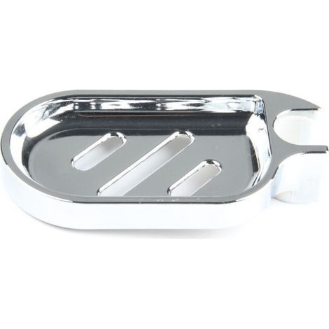Porte-savon en ABS pour salle de bain, argent – (1/5)