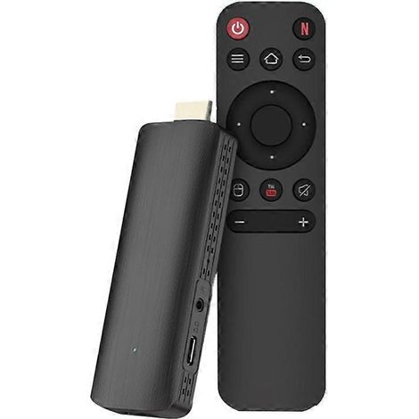 Clé TV H313 Android TV HDR, système d'exploitation 4K, Bluetooth 5.0, Wi-Fi 6 2,4/5,8 GHz, Android 10, Smart Sticks Android (1/4)