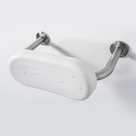 NymaCARE Bathroom Toilet Aid Back Rest Satin Steel Disabled Elderly Doc M (1/2)