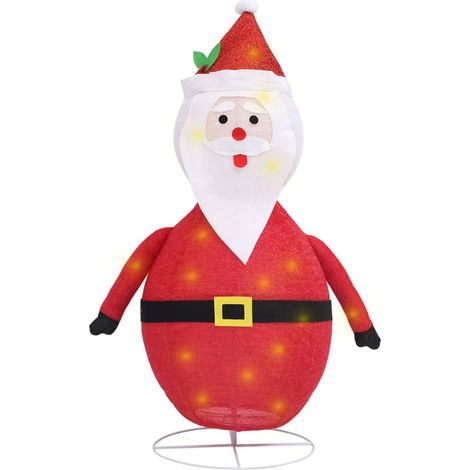 Figurine de Père Noël  Décoration de Noël à LED Tissu 120 cm 91027 (1/5)