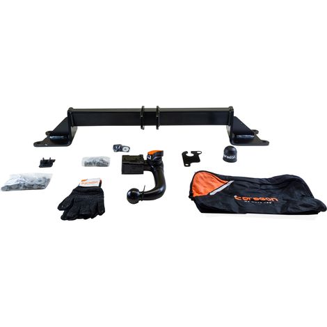 Attelage rotule démontable Aragon + faisceau Trail-Tec spécifique 7 broches - PORSCHE CAYENNE Coupe (1/2)