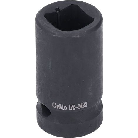 Douille de robinet carrée M22 CRMO 1/2 pouces pour clé électrique, accessoires hexagonaux
