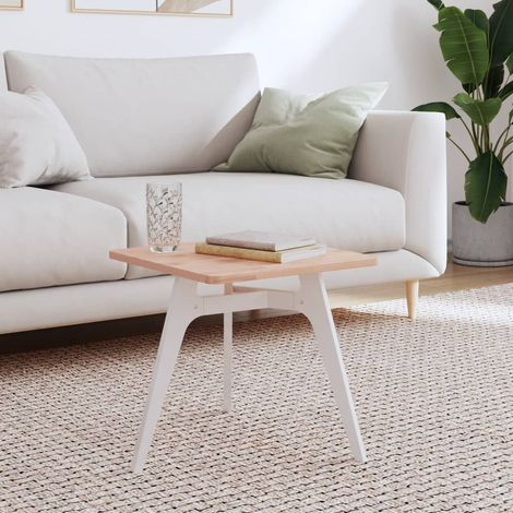 Dessus de table 40x40x1,5 cm carré bois massif de hêtre