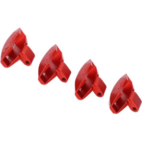 4 pièces étriers de frein réplique RC en alliage d'aluminium pour voiture TRAXXAS UDR 1/7 RC rouge (1/5)
