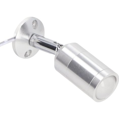 Mini Spots, Vitrine Spotlight, AC 220V 2W 180 ° Rotatif Dimmable Mini Spotlight Bijoux Vitrine Affichage Luminaire, pour Bijoux Armoires étagères(Warm White Light 3000K) (1/5)