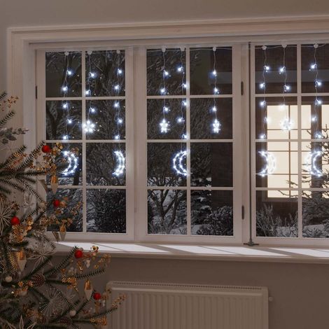 vidaXL Guirlande lumineuse étoile et lune avec télécommande 345 LED (1/5)