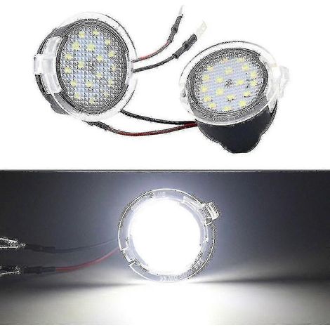 unidades de luces LED de cortesía de 18 LED debajo del espejo retrovisor para Ford Mondeo S-max Edge Explorer F-150 Edition 0618 (1/4)