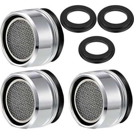 M24 Faucet Aerator, 3Pcs Water Saving Faucet Filter Faucet Accessories Diffuser Sealed Faucet Filter for Kitchen and Bathroom (1/5)