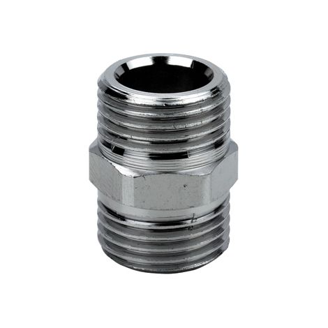 vite doppia in ottone cromato3/4 sfuso