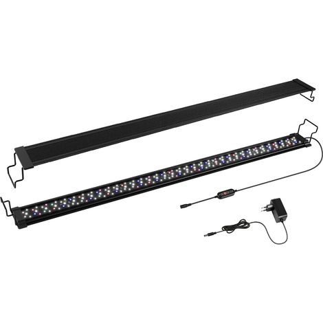 Wolketon LED-Lampe für Aquarien, farbig, 45 W, mit Halterung und Zeitschaltuhr (1/5)