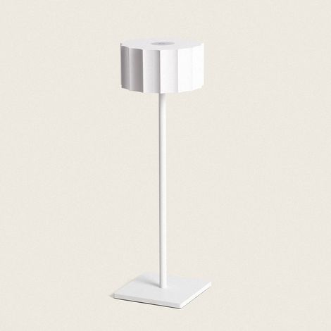 LED Tischlampe 3W Tragbar für Außen mit Wiederaufladbarem USB Akku Cesc Weiß (1/5)