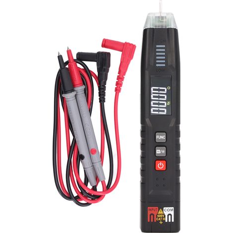 Stylo Testeur de Tension Multimètre Intelligent Détecteur d'Ordre de Phase Sans Contact Capteur Numérique HT122A (1/5)