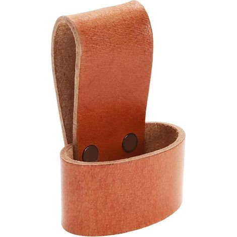Outdoor Tool Cowhide Leather Hand Tool Leather Sheath Buckle Holster Tool Belt Buckle PU Leather Case for Axe Hammers Other Tools (1/5)