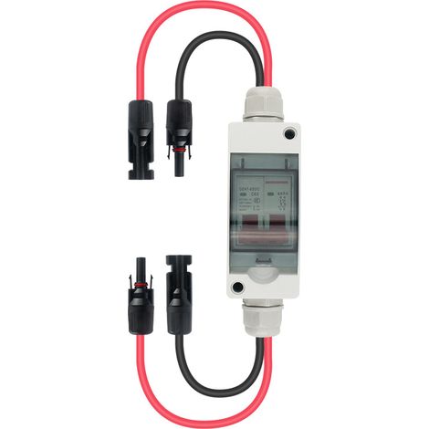 JSSEVN-Interrupteur de Déconnexion de Panneau Solaire, Disjoncteur 63A DC 1000V, Interrupteur de Déconnexion PV avec Boîtier Étanche IP65 (1/5)