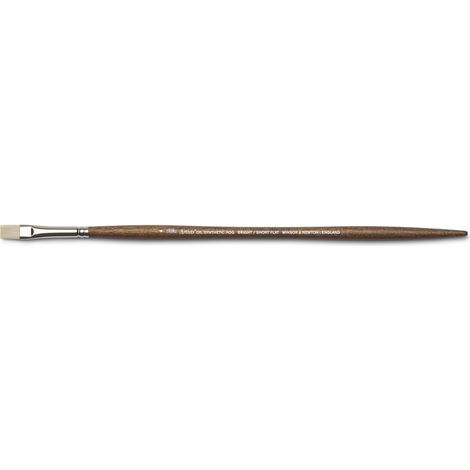 Pinceau Synthetique Huile Plat Court Taille 4 (1/5)